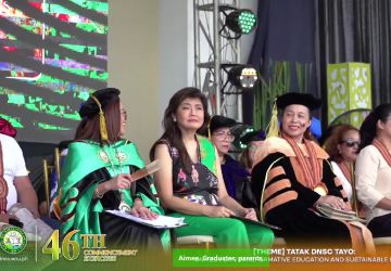 Senador Imee Marcos nitambong sa 46th Commencement Exercise sa Davao del Norte State College sa Panabo City