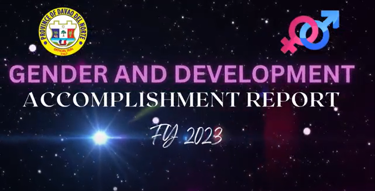 gender and development accomplishment report fy2023
